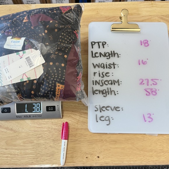 NEW Farm Rio Women Maxi‎ Jumpsuit Medium Black Hearts Deep V Whimsigoth Dark - Picture 11 of 16